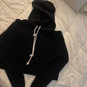 Girls crop black top